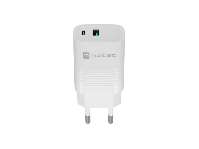 natec Ribera Gan Wall Charger White