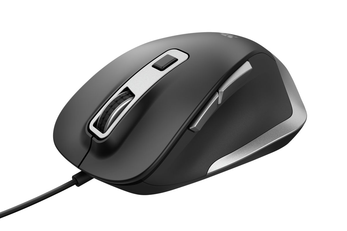 Trust Fyda Wired mouse Black