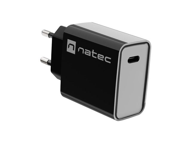 natec Ribera Wall Charger Black