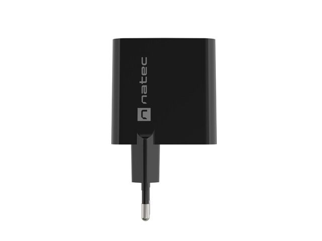 natec Ribera Gan Wall Charger Black