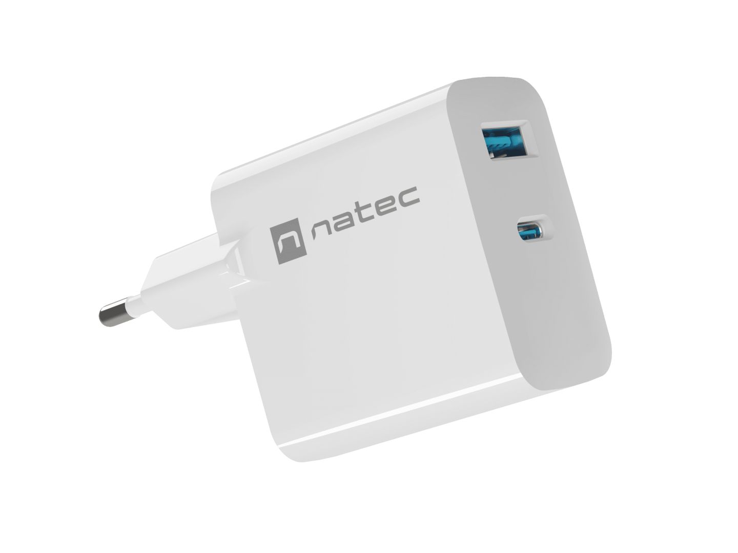 natec Ribera Wall Charger White