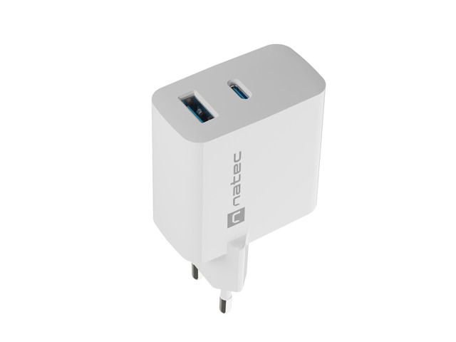 natec Ribera Wall Charger White