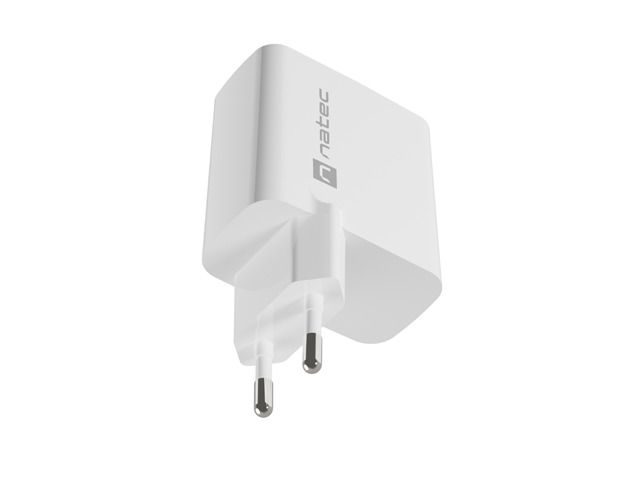 natec Ribera Gan Wall Charger White