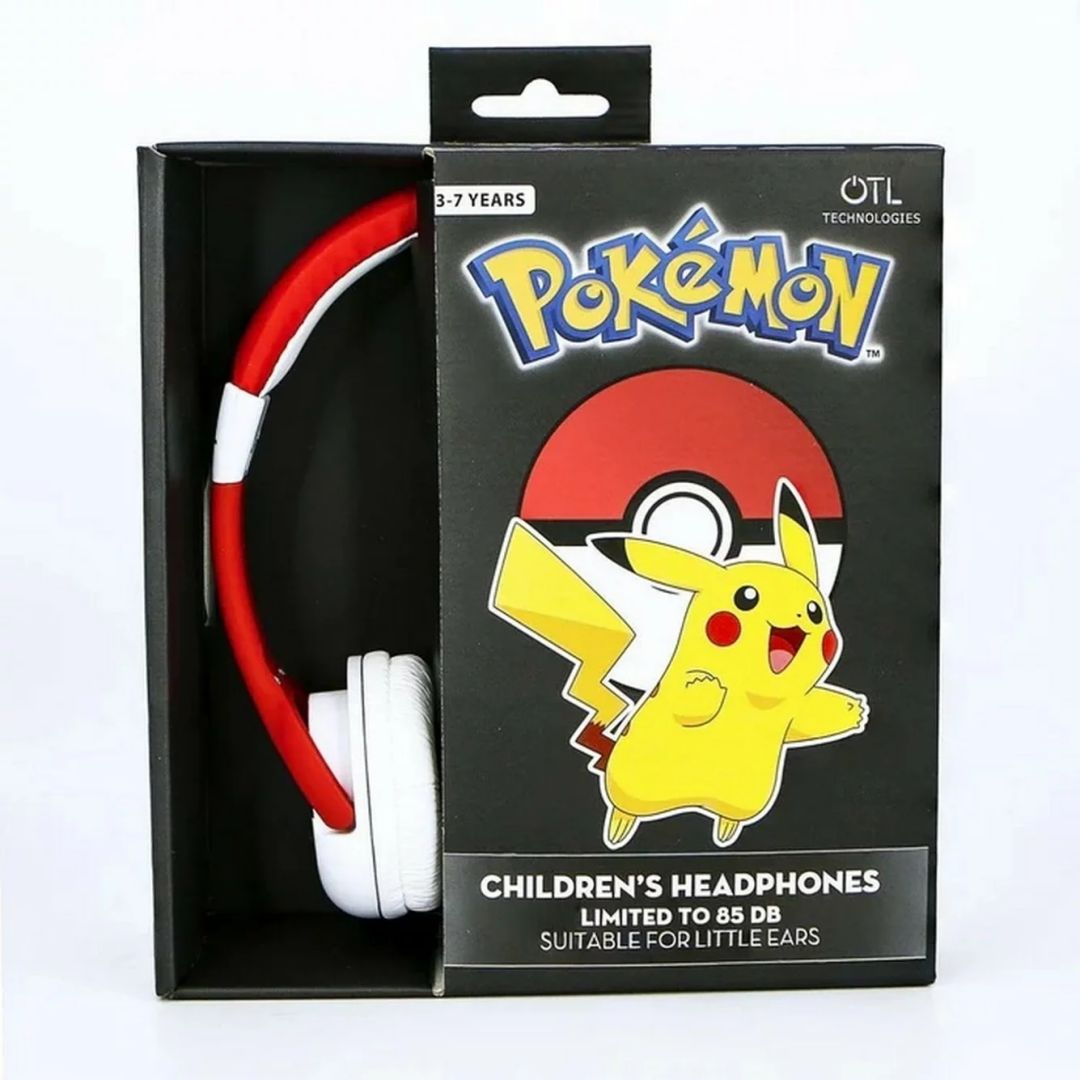 OTL Technologies Pokémon Pokéball Headphones Red