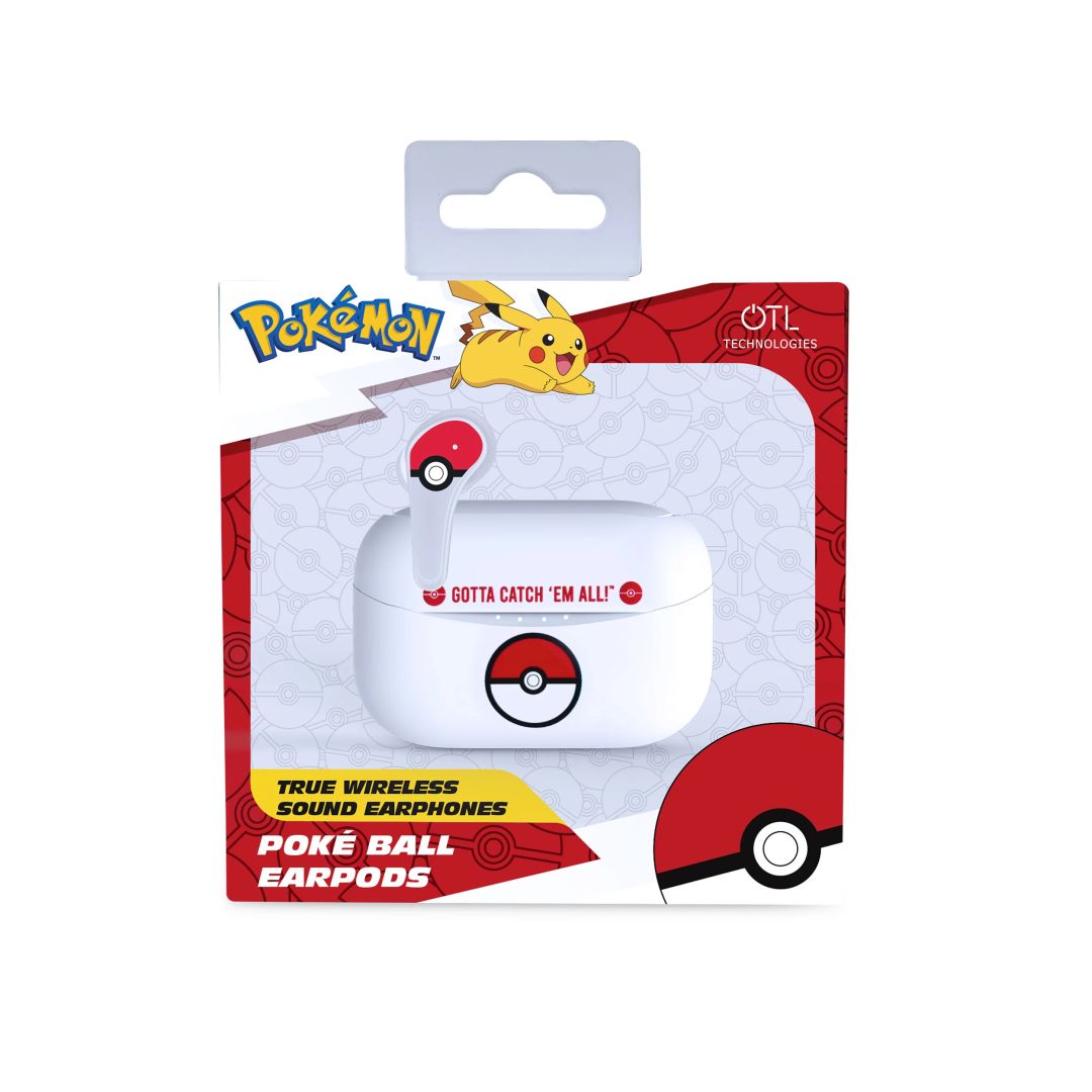 OTL Technologies Pokémon Pokéball TWS Bluetooth Headset Red