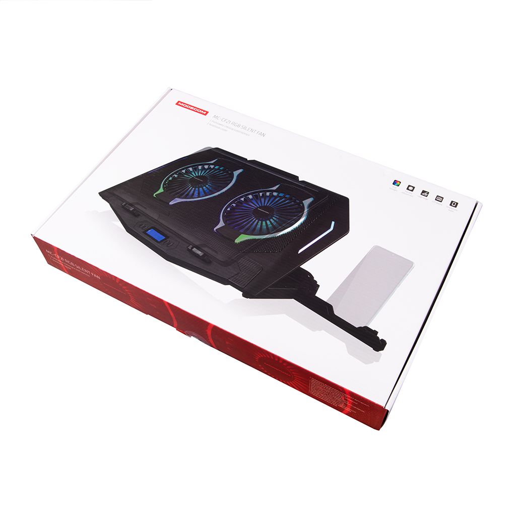 Modecom CF21 RGB Silent Cooling Pad