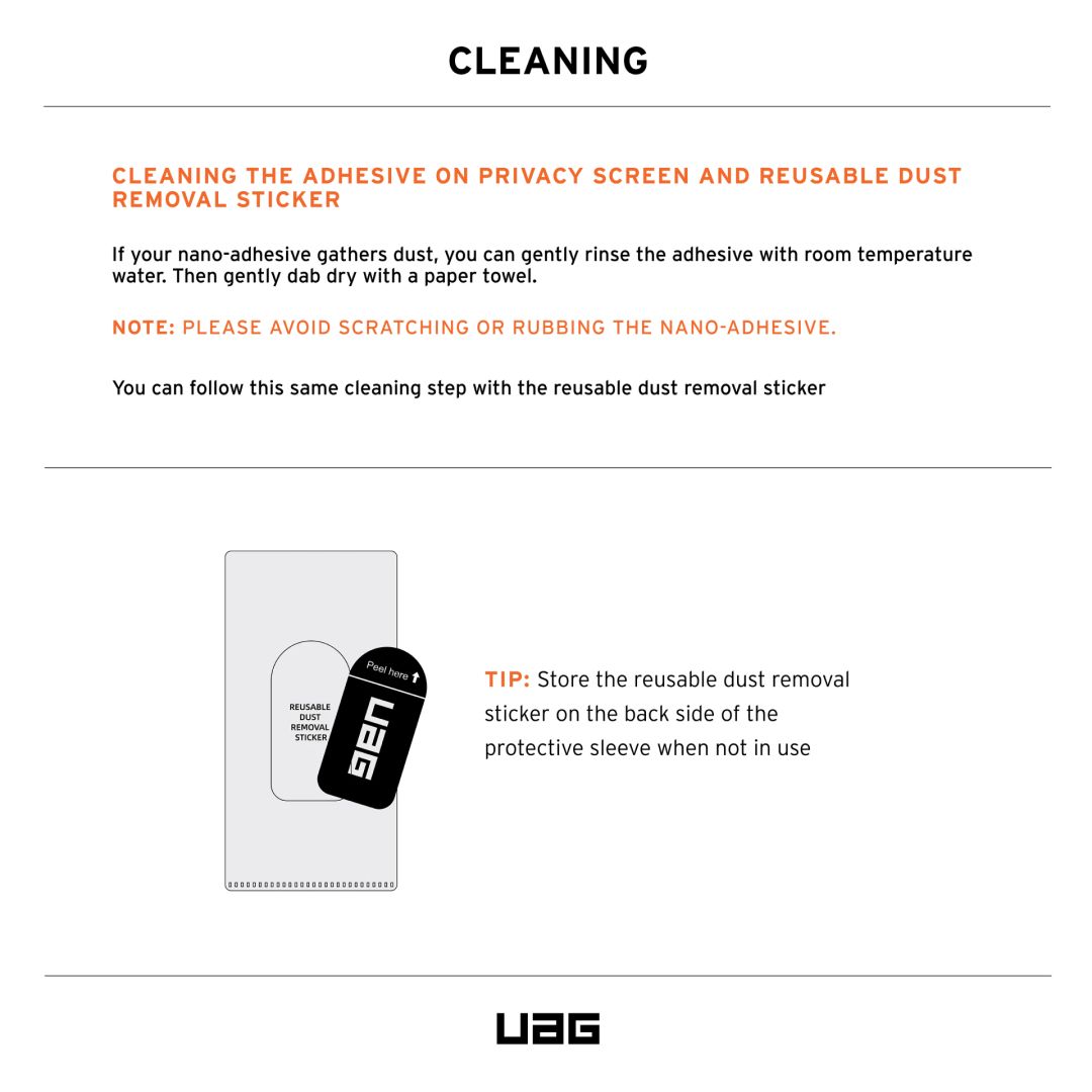 UAG Removable Privacy Eco iPhone 16 Pro Not Applicable