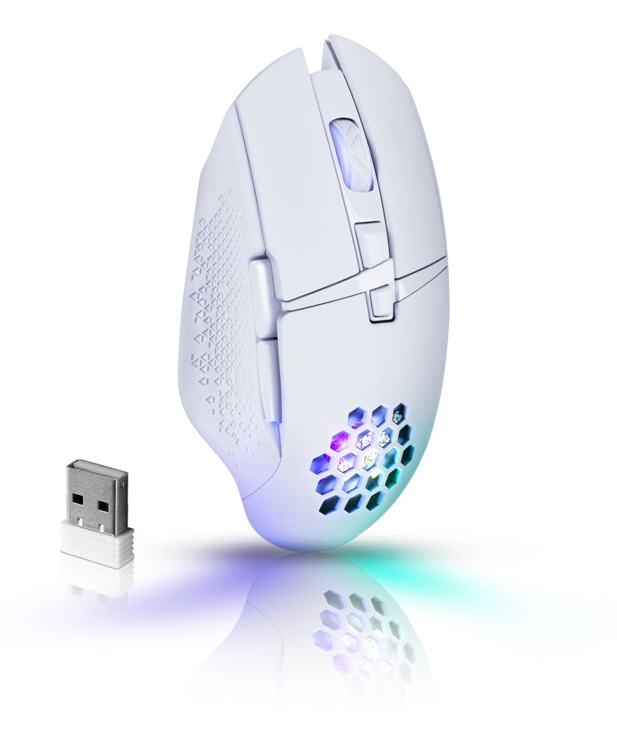 Defender GM-514 Glory Wireless RGB Gaming Mouse White