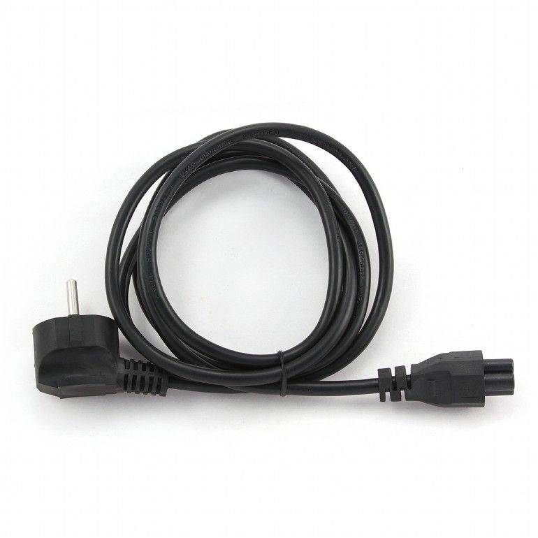 Gembird PC-186-ML12-0.5M Power cord (C5) VDE approved 0,5m Black