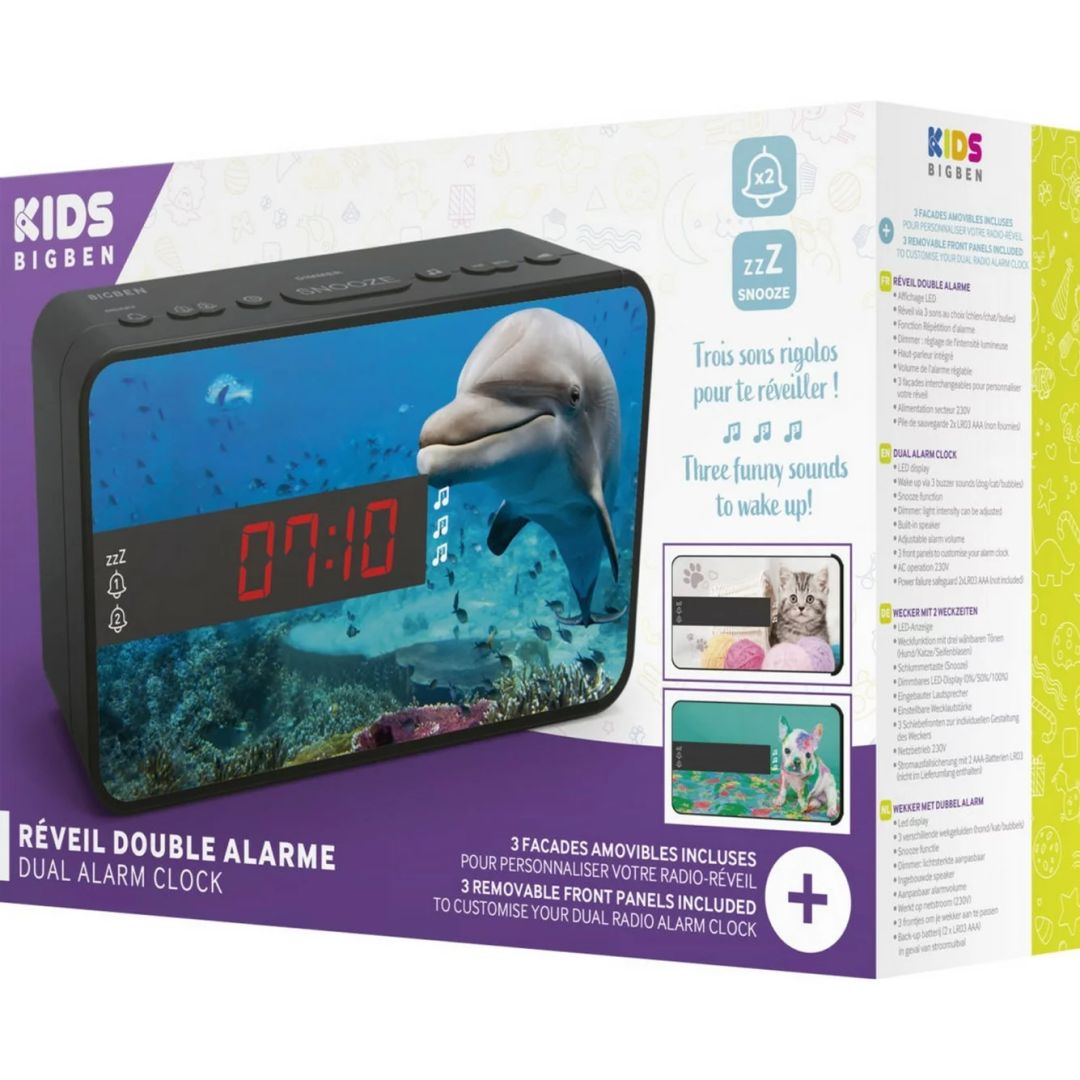 Bigben Interactive Kids Animals Alarm Clock