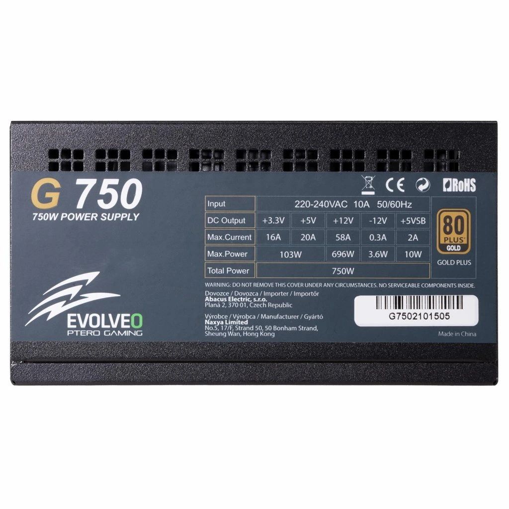 Evolveo 750W 80+ Gold G750