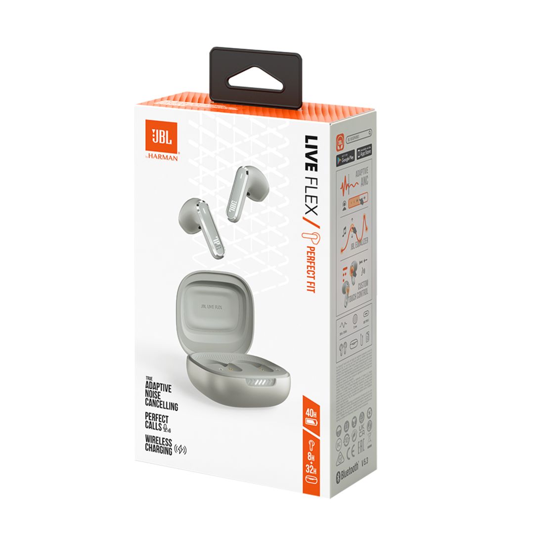 JBL Live Flex 3 Bluetooth Headset Silver