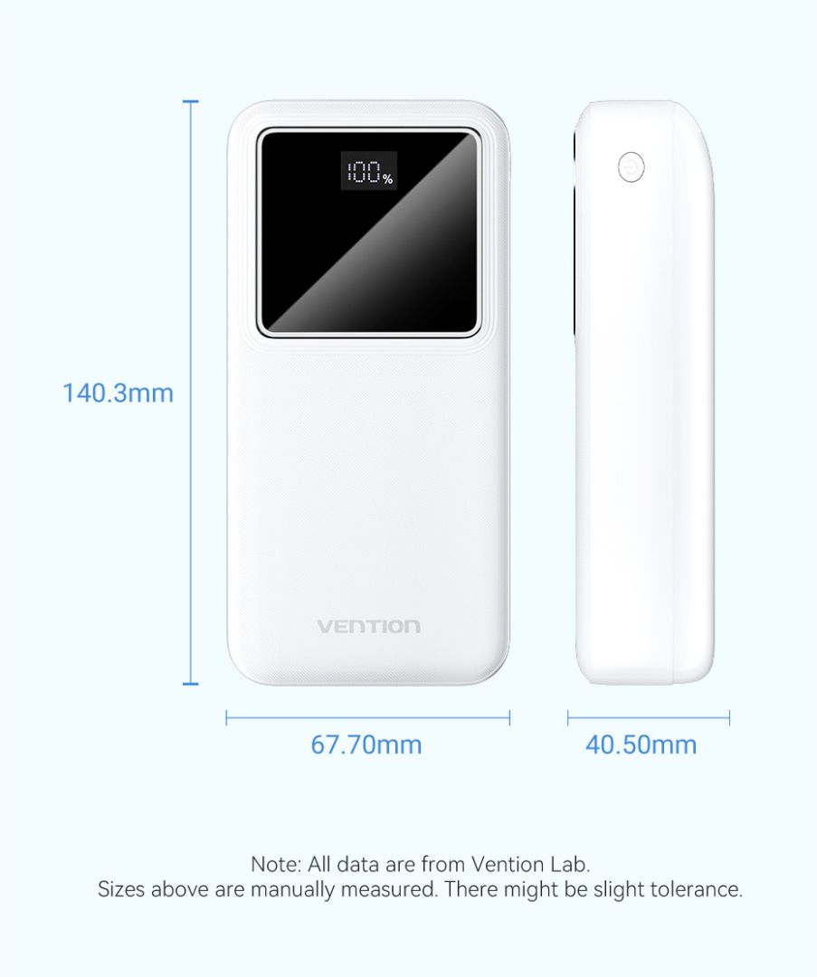 Vention FHMW0 30000mAh PowerBank White