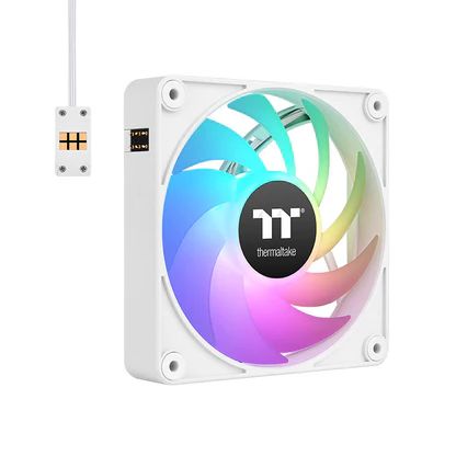 Thermaltake CT120 EX ARGB Sync PC Cooling Fan White (3-Fan Pack)