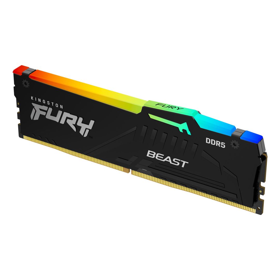 Kingston 16GB DDR5 6400MHz Fury Beast RGB XMP Black