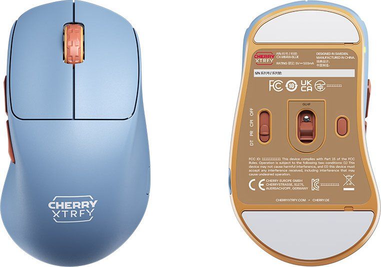 Cherry XTRFY M64 Wireless Mouse Blue