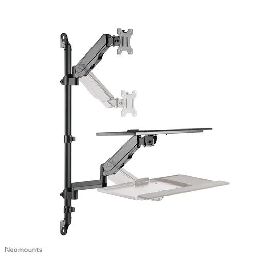 Neomounts WL90-325BL1 Wall Mounted Sit-Stand Workstation 17"-32" Black