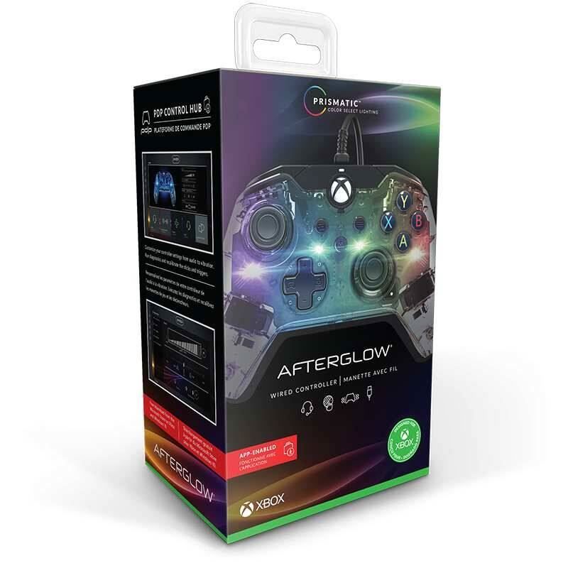 PDP Afterglow Wave Controller for Xbox Series X|S & PC Transparent