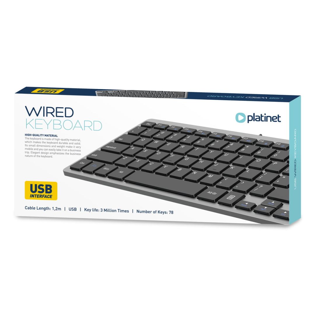 Platinet K120 Wireless Bluetooth Keyboard Black US