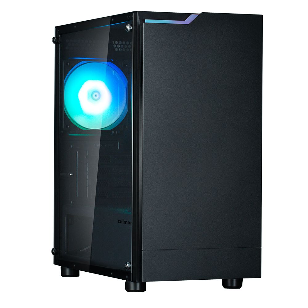 Zalman T4 Plus RGB Tempered Glass Black