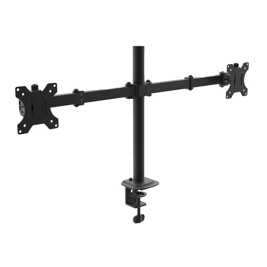 Akyga AK-MB-02 Dual Monitor Arm Double Desk Mount 2x10kg VESA 75x75mm / 100x100mm 15-32"