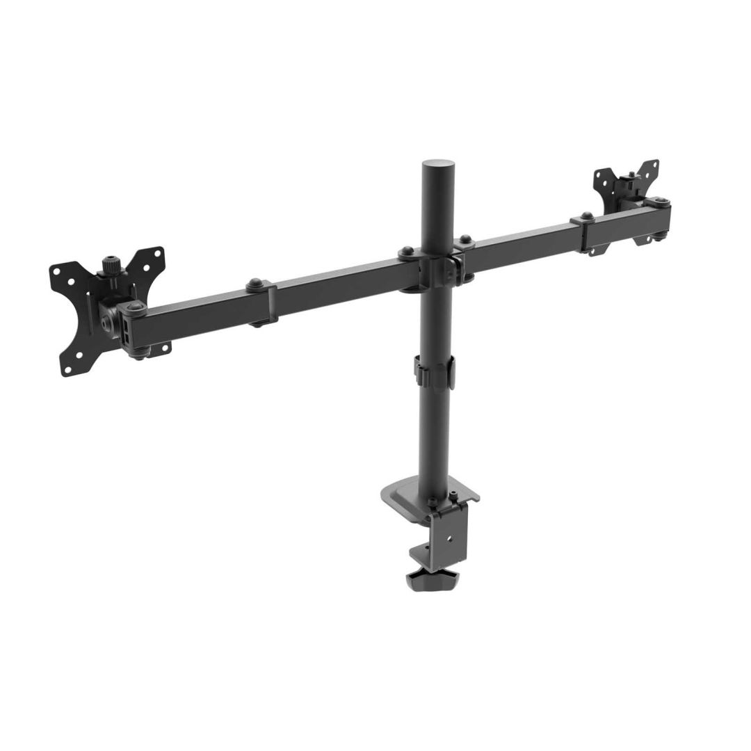 Akyga AK-MB-02 Dual Monitor Arm Double Desk Mount 2x10kg VESA 75x75mm / 100x100mm 15-32"