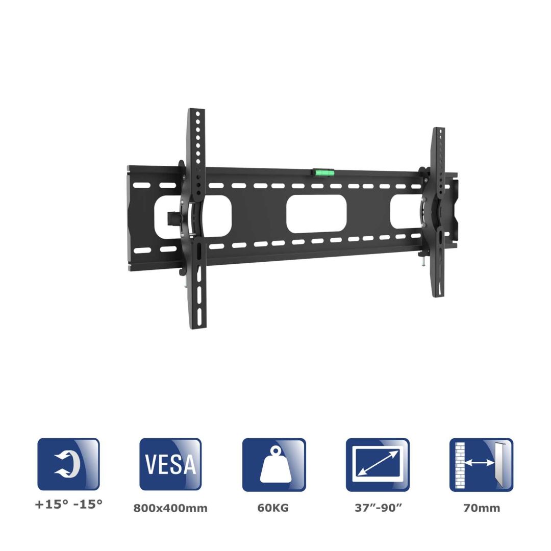 Akyga AK-MB-08 TV Wall Mount Bracket 60kg VESA 800x400mm 37-90"