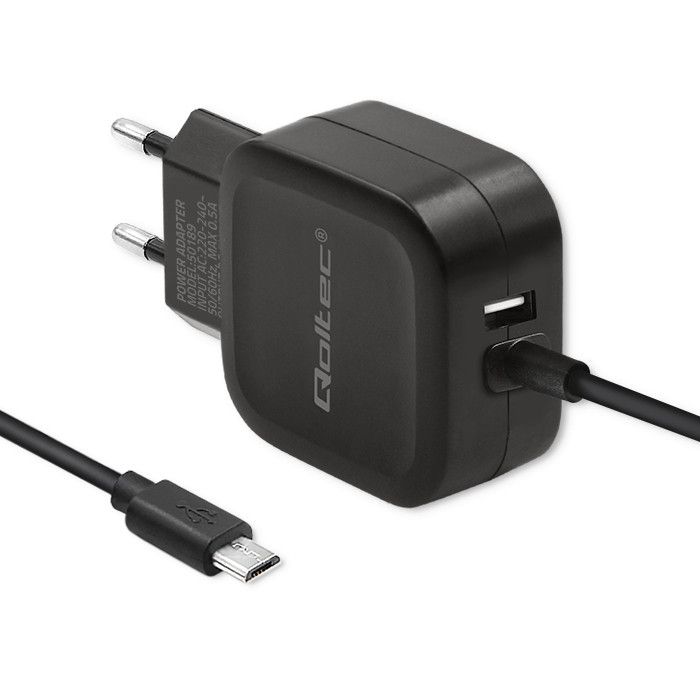 Qoltec 17W Mobile Device Charger Black