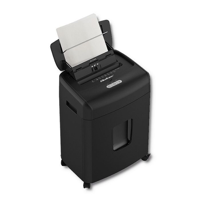 Qoltec Shredder Afiado with an automatic paper feeder Iratmegsemmisítő Black