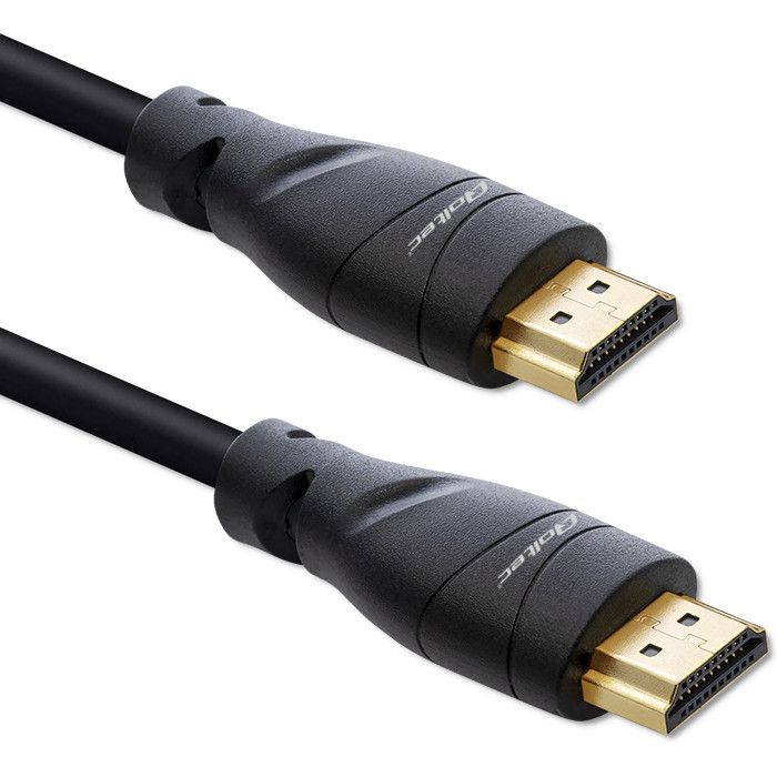 Qoltec HDMI to HDMI v2.1 Ultra High Speed 8K/60Hz Gold Cable 5m Black