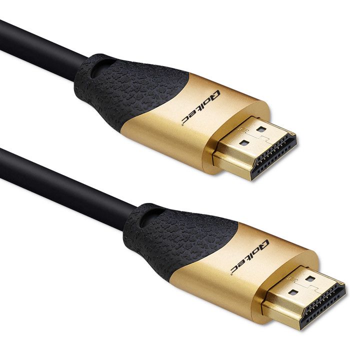 Qoltec HDMI to HDMI v2.1 Ultra High Speed 8K/60Hz Gold Cable 2m Black