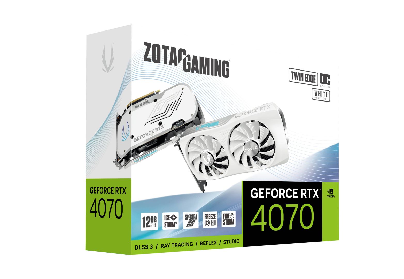 Zotac GeForce RTX4070 12GB DDR6 Twin Edge OC White Edition