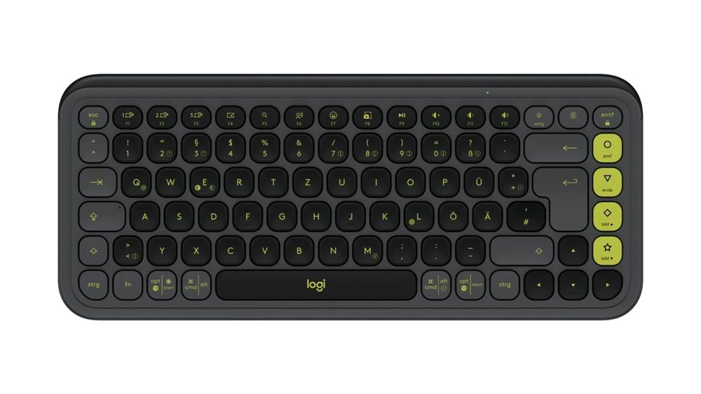 Logitech Pop Icon Wireless Keyboard Graphite US