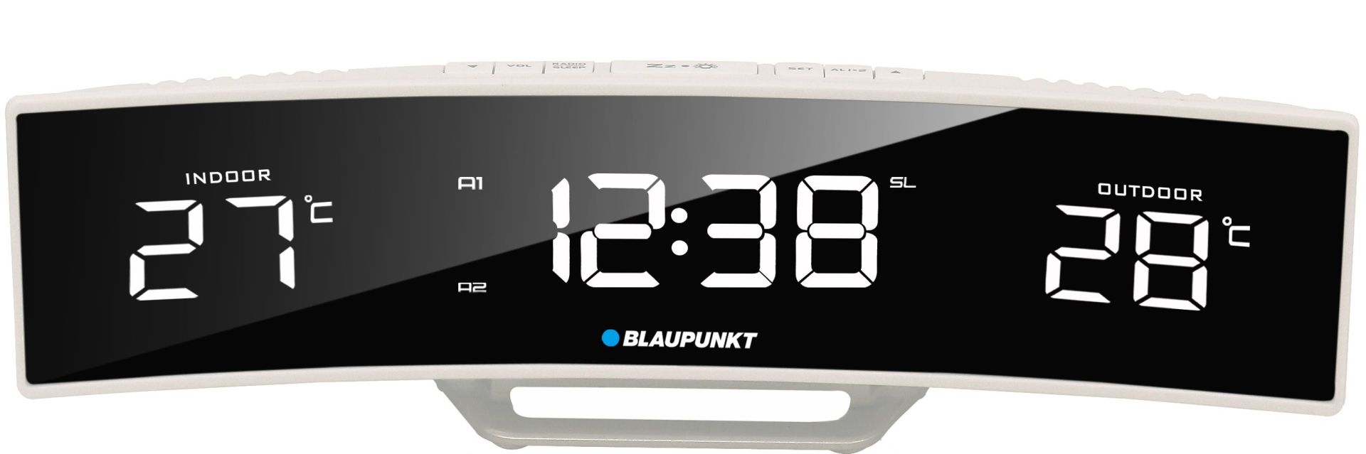 Blaupunkt CR12WH Radio Clock White