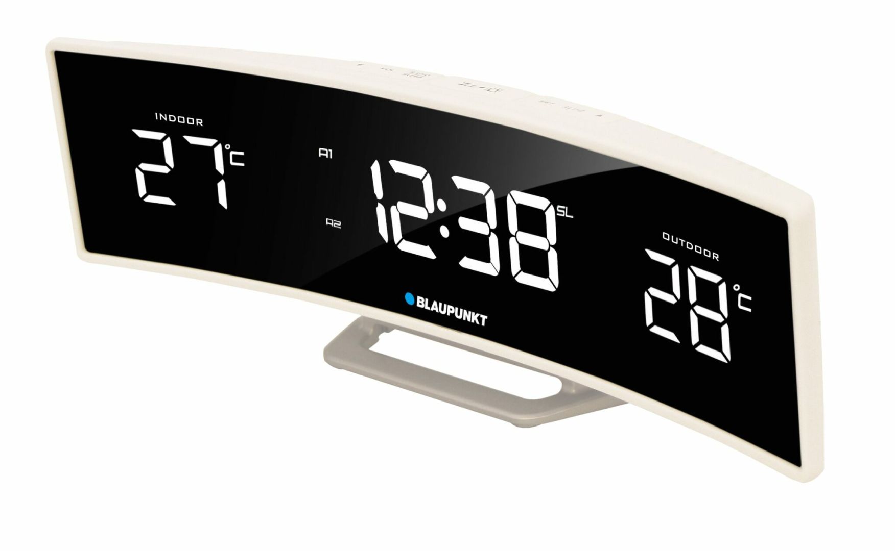 Blaupunkt CR12WH Radio Clock White