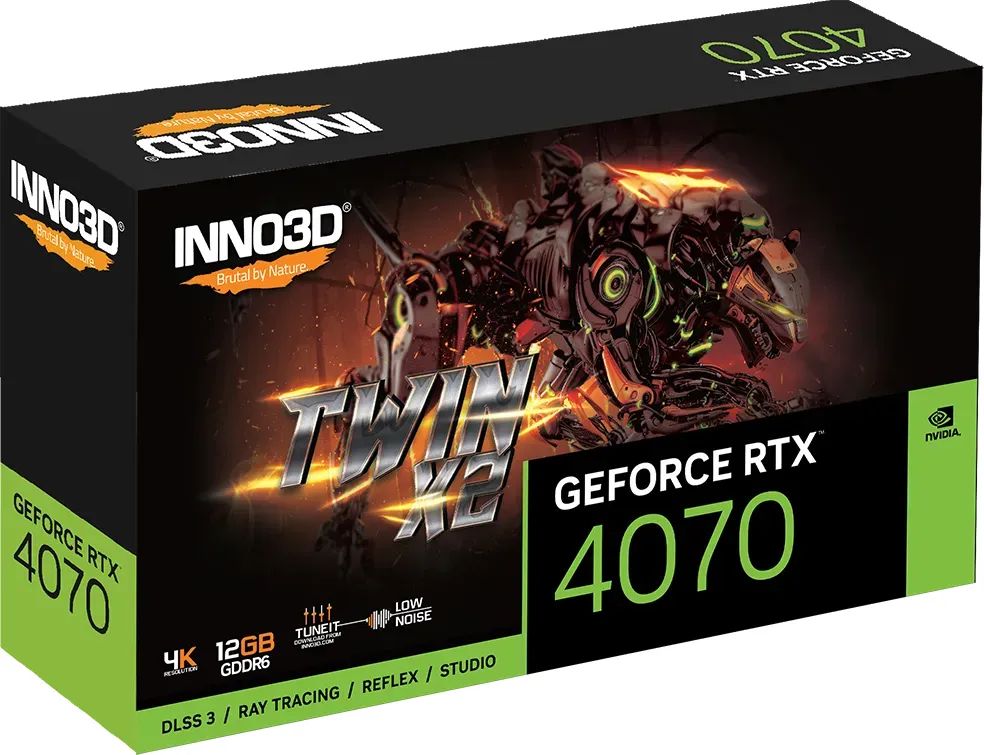 Inno3D GeForce RTX4070 12GB DDR6 Twin X2