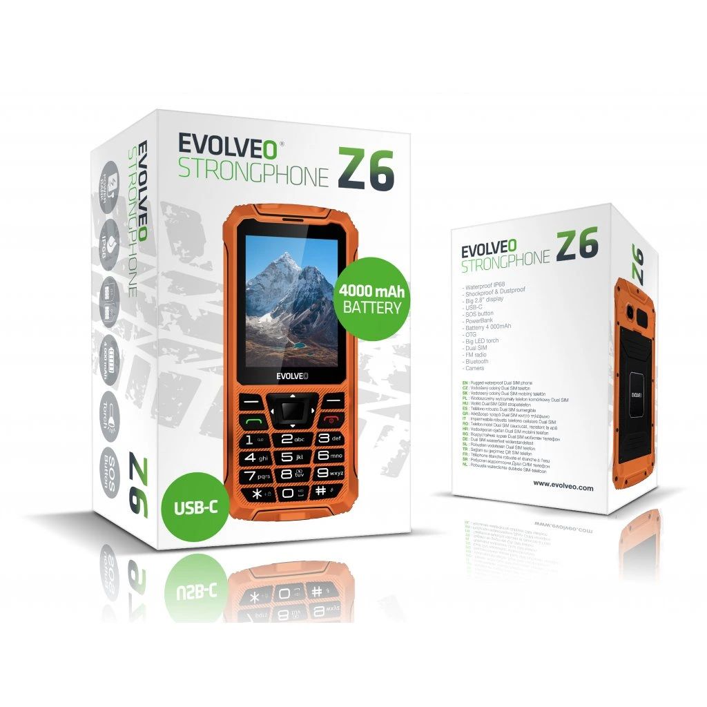 Evolveo StrongPhone Z6 DualSIM Orange