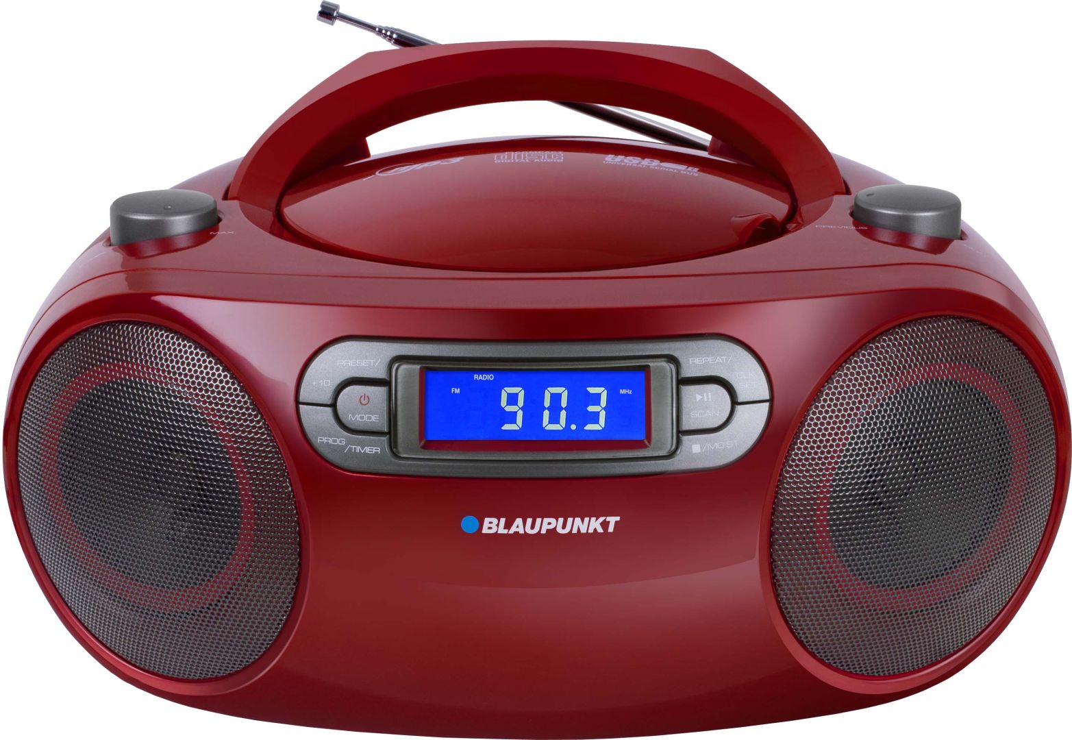 Blaupunkt BB16PK CD Radio Red