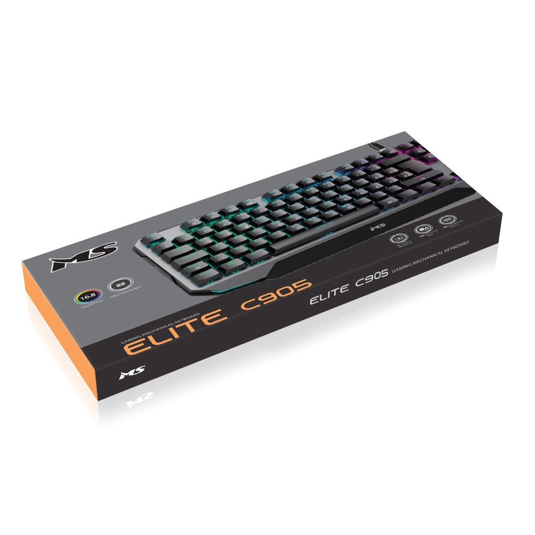 MS Elite C905 RGB Gaming Keyboard Black US