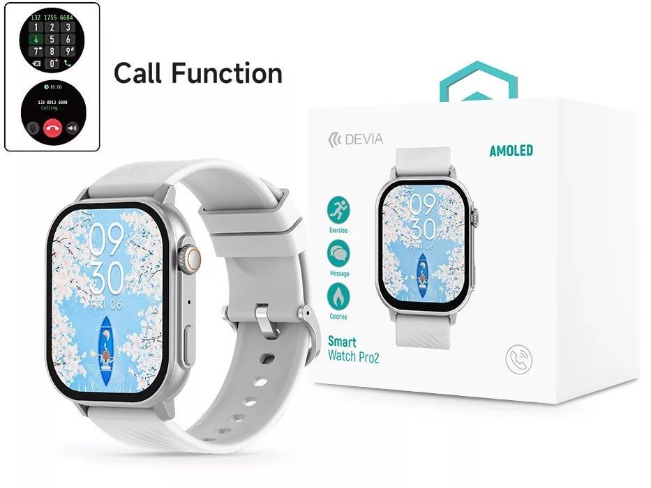 Devia Pro2 Smart Watch Silver