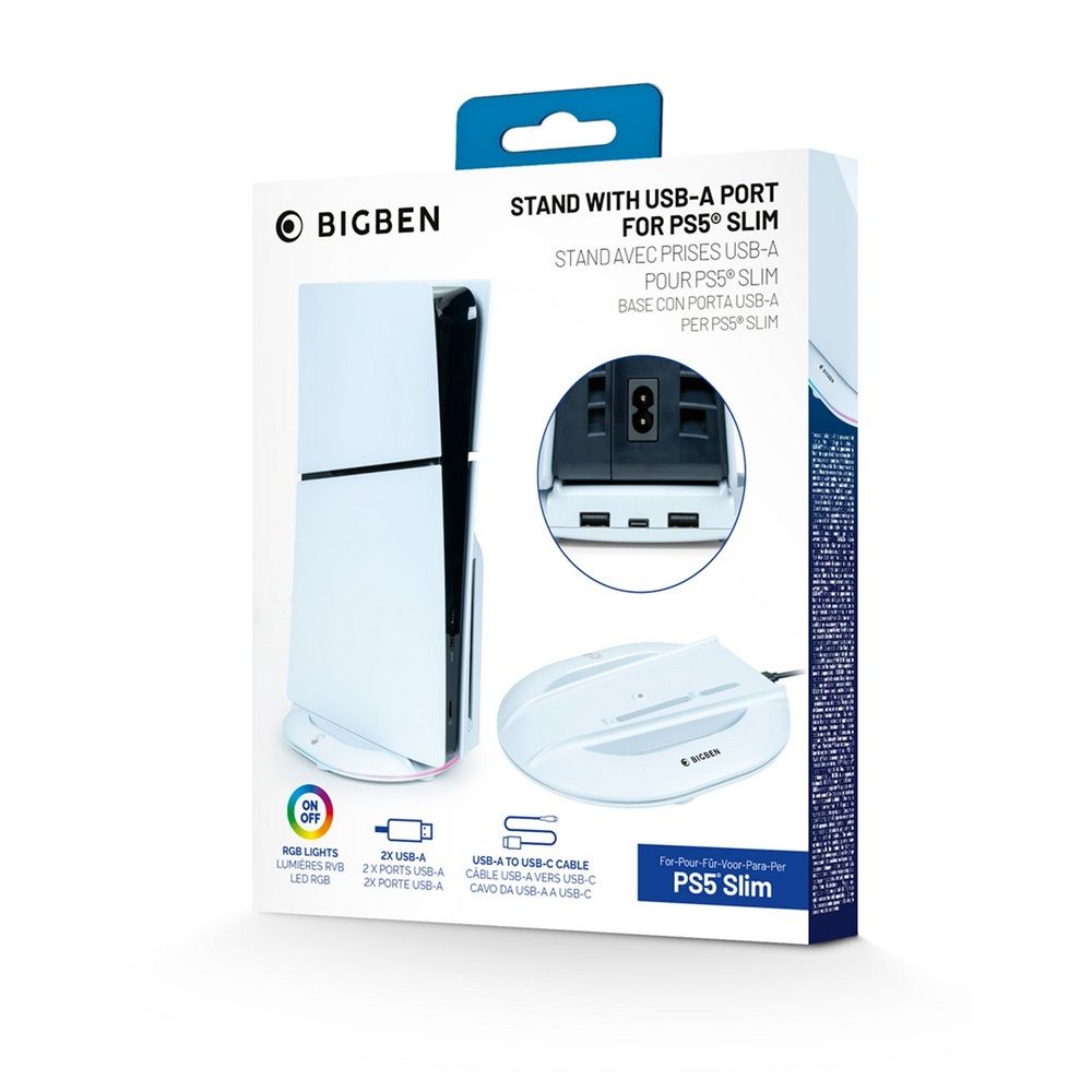 Bigben Interactive PS5 Slim USB-A portos függőleges állvány