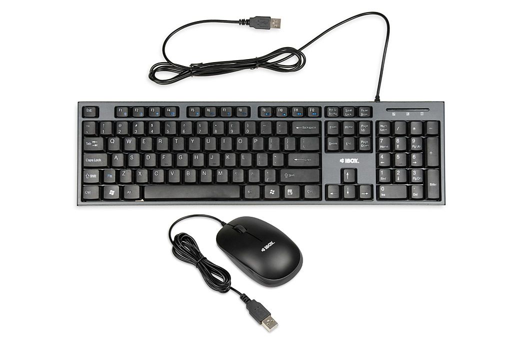 iBox Desktop Kit Keyboard Combo Black UK