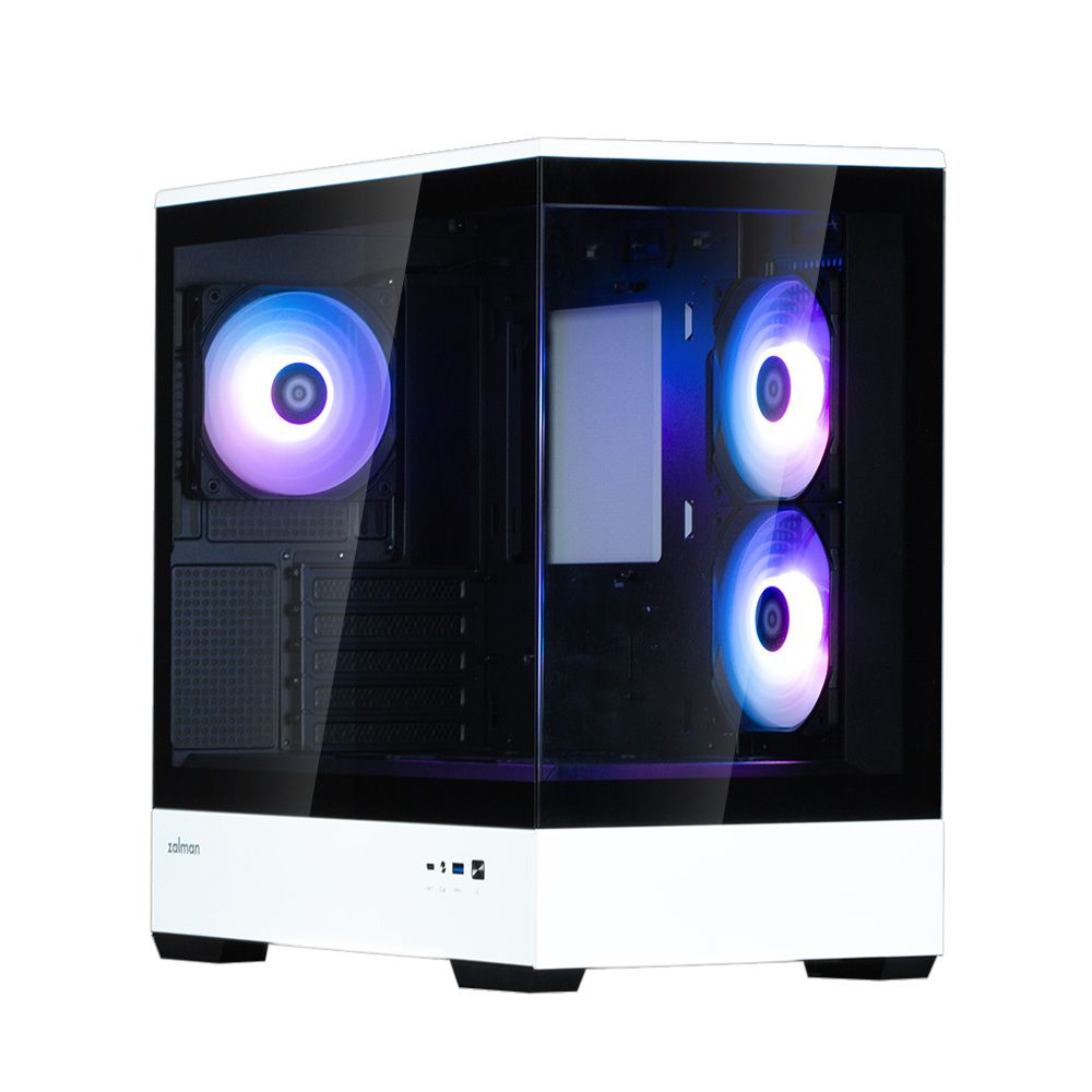 Zalman P30 BW Tempered Glass Black/White