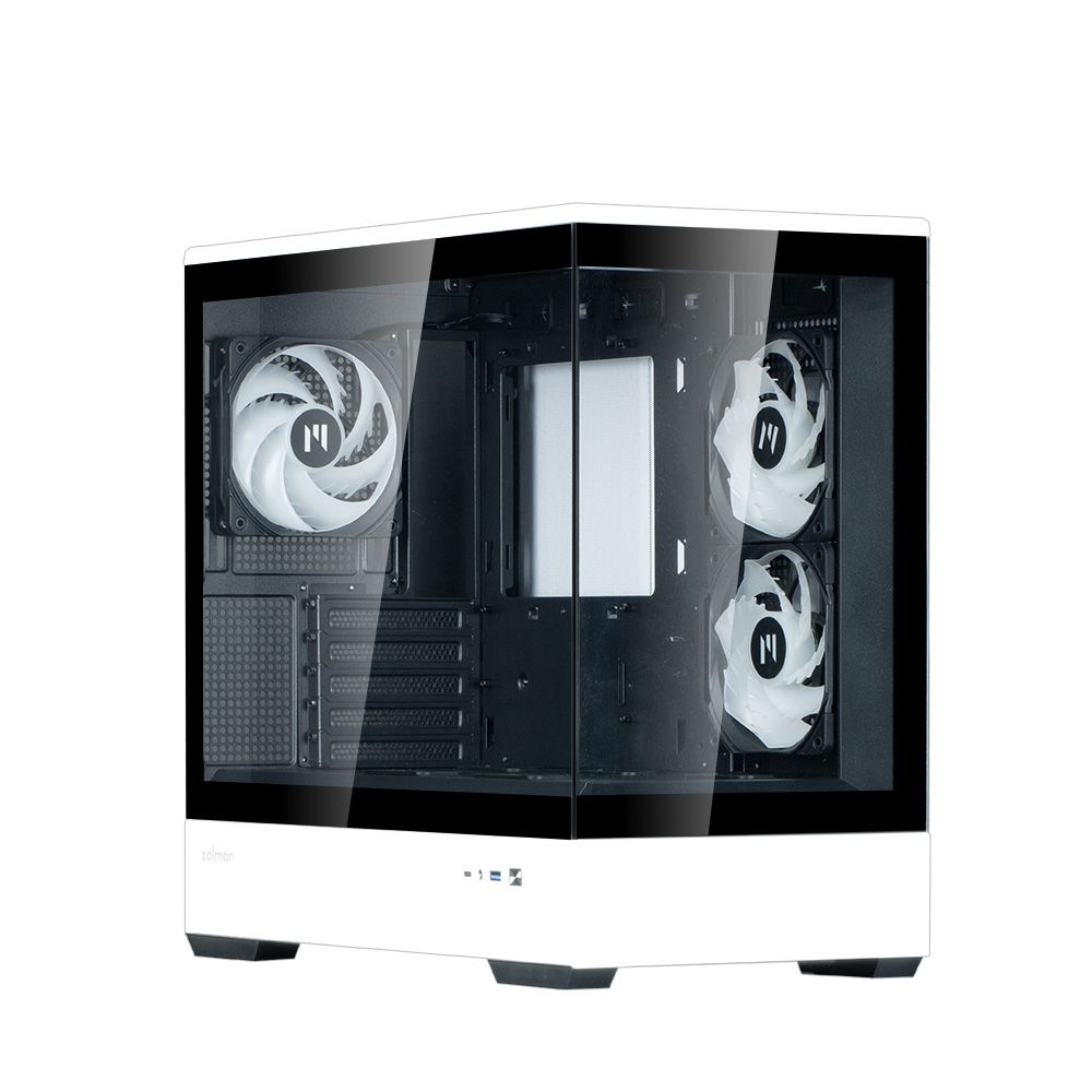 Zalman P30 BW Tempered Glass Black/White