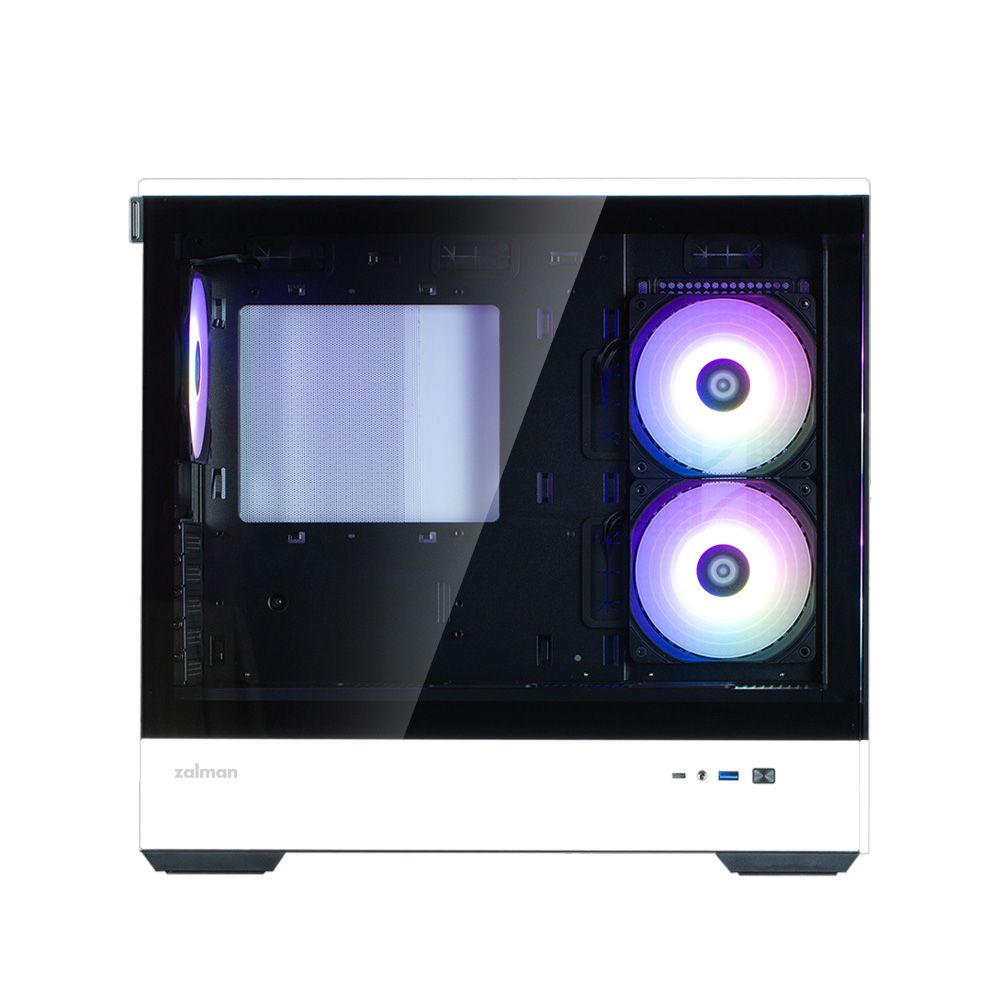 Zalman P30 BW Tempered Glass Black/White