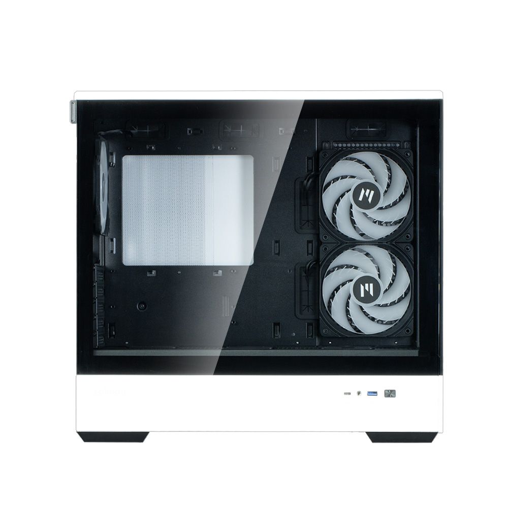 Zalman P30 BW Tempered Glass Black/White