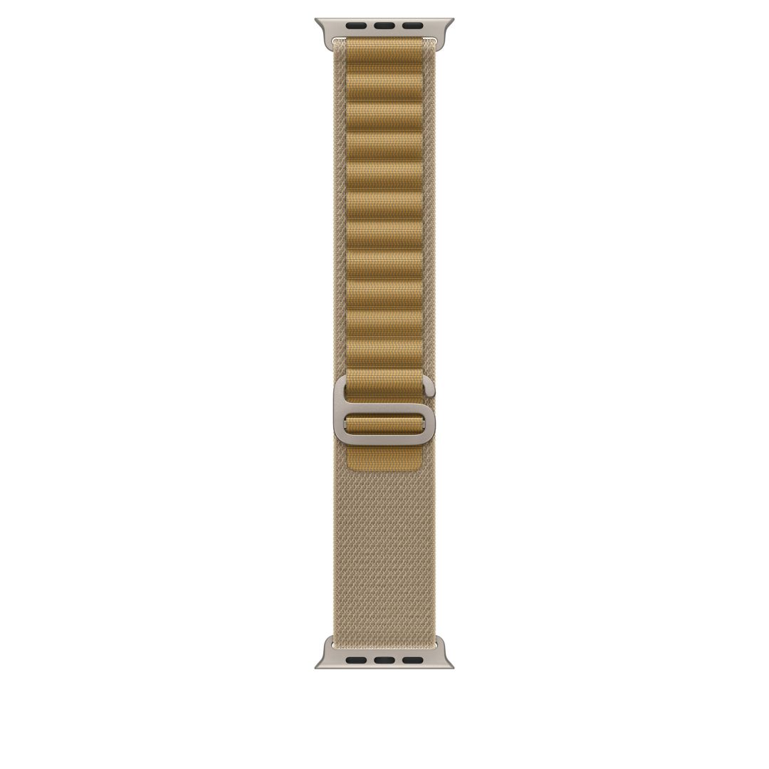 Apple Watch 49mm Loop Tan-Natural Titanium Large