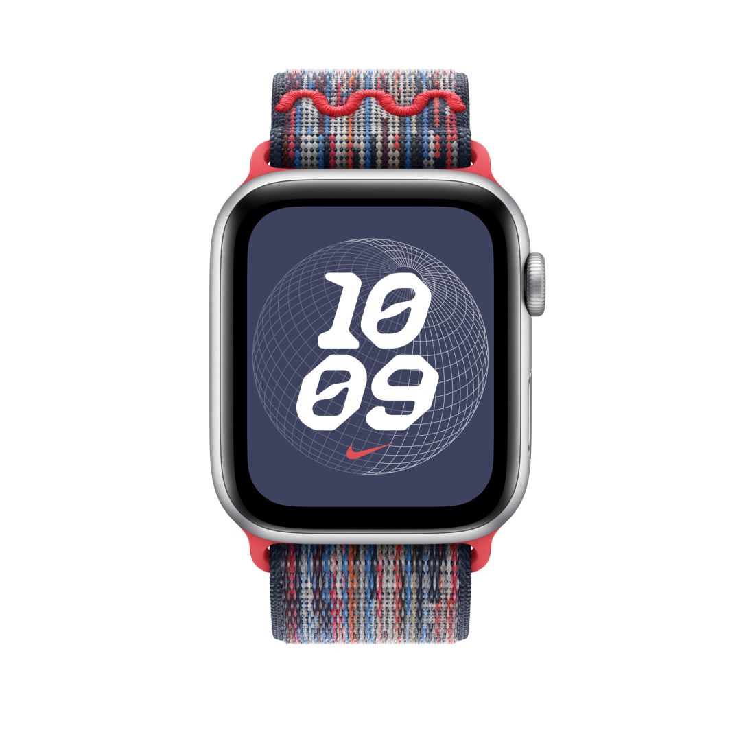 Apple Watch 46mm Nike Sport Loop Blue/Red