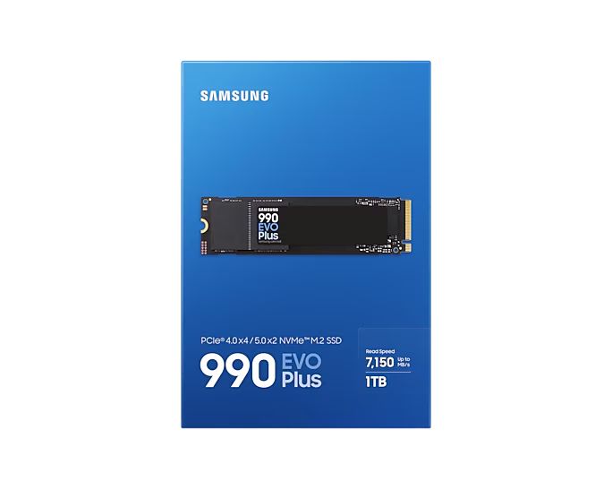 Samsung 1TB M.2 2280 NVMe 990 EVO Plus