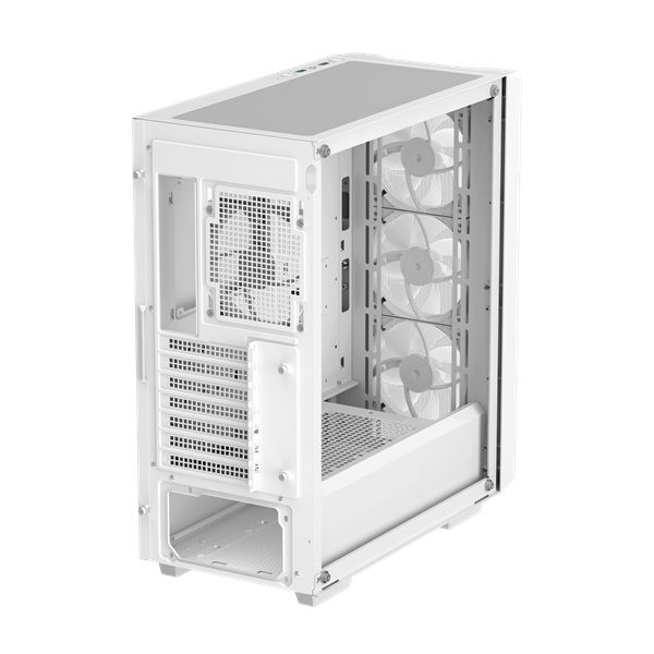 DeepCool CC560 MESH V2 Tempered Glass White